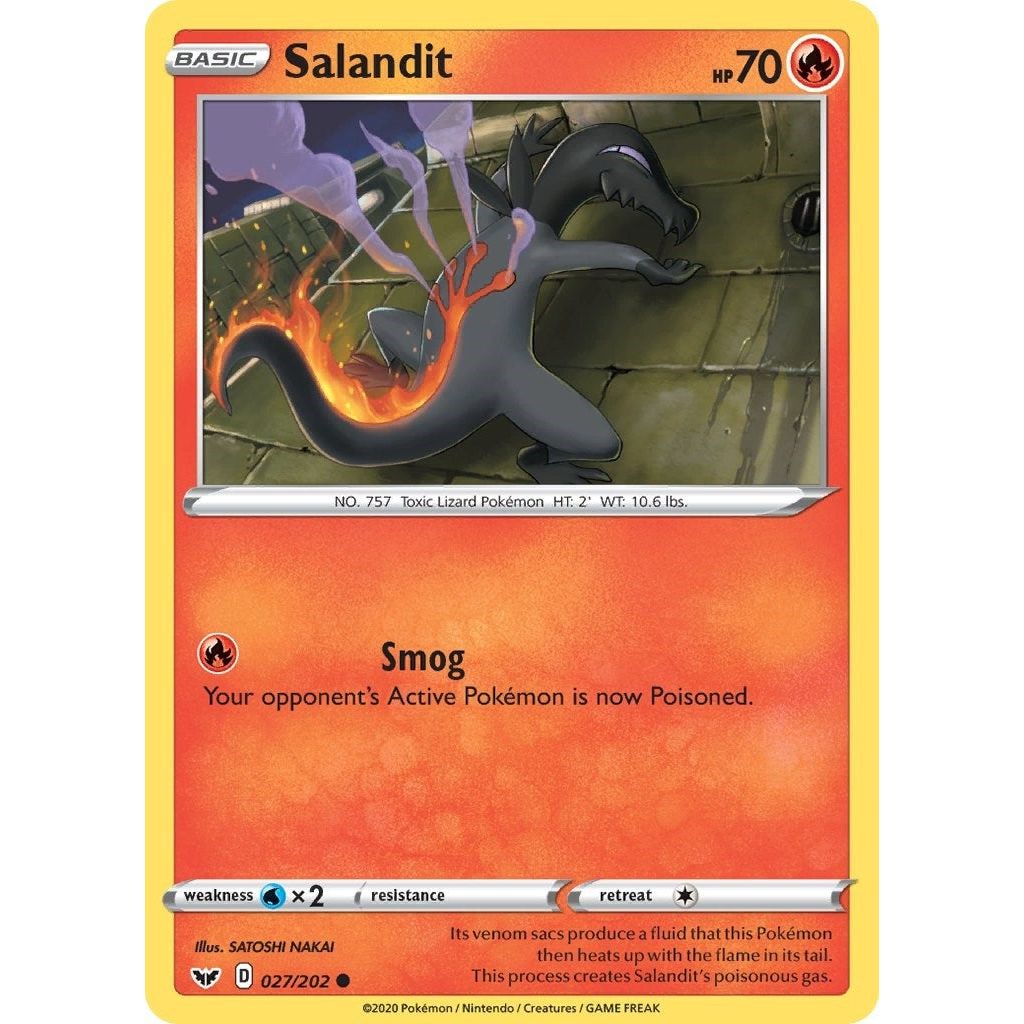 Image for Salandit (027/202) (SWSH01) - Pokemon