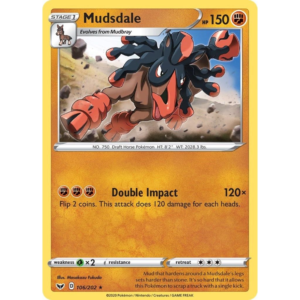 Image for Mudsdale (106/202) (SWSH01) - Pokemon