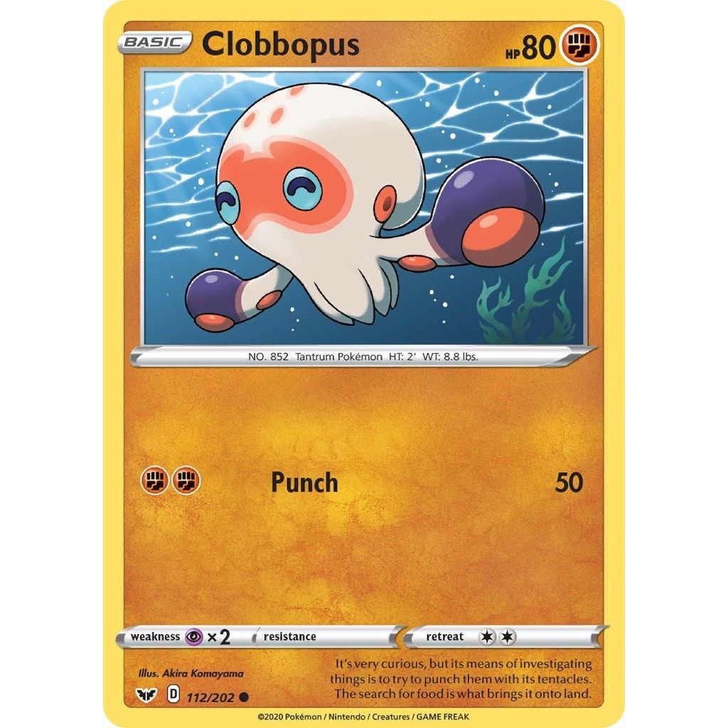 Image for Clobbopus (112) (112/202) (SWSH01) - Pokemon