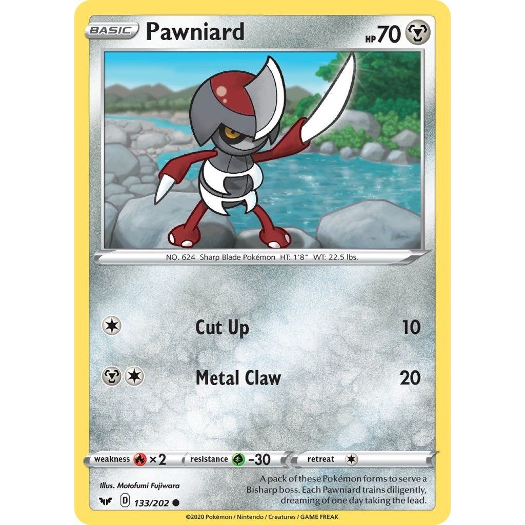 Image for Pawniard (133/202) (SWSH01) - Pokemon