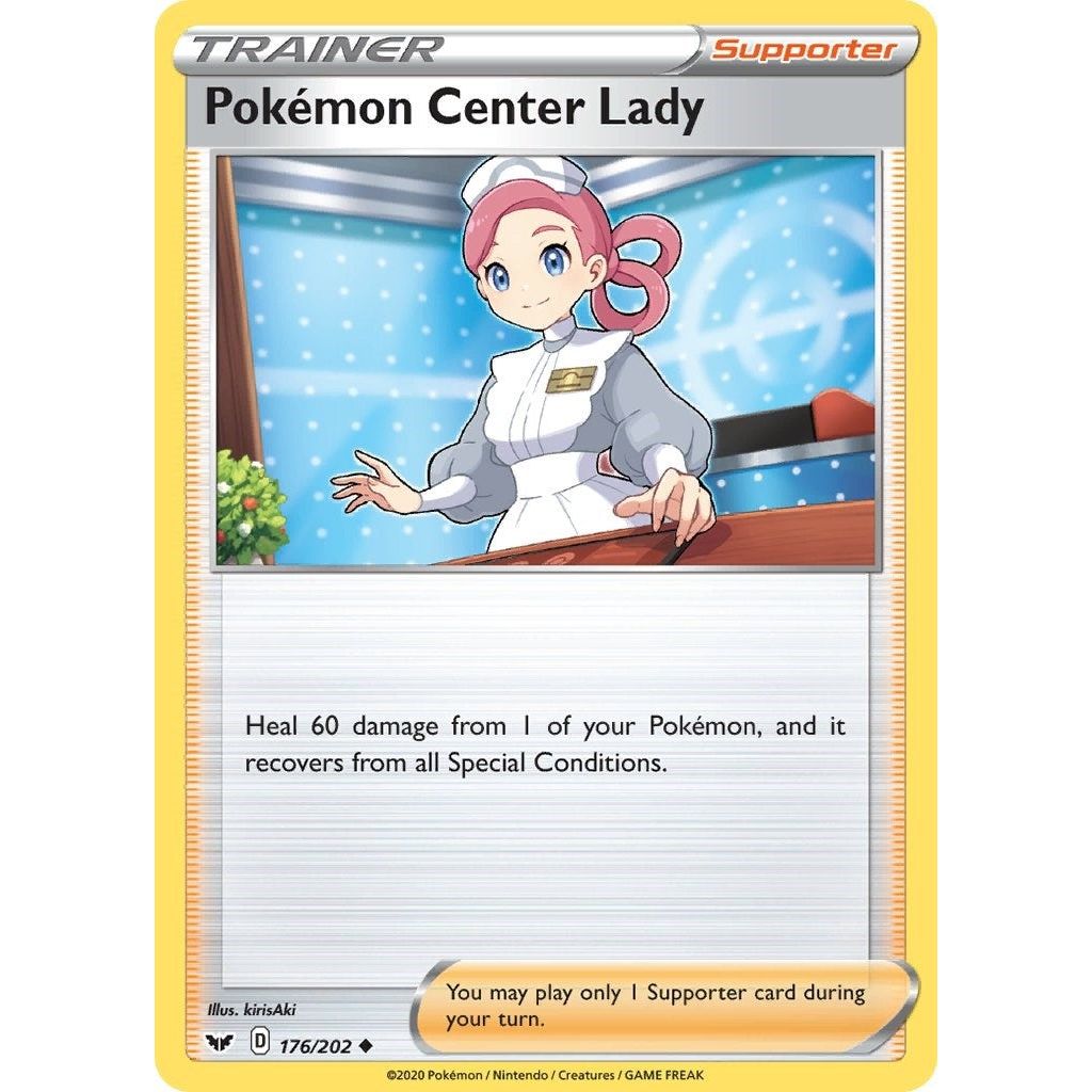 Image for Pokemon Center Lady (176/202) (SWSH01) - Pokemon