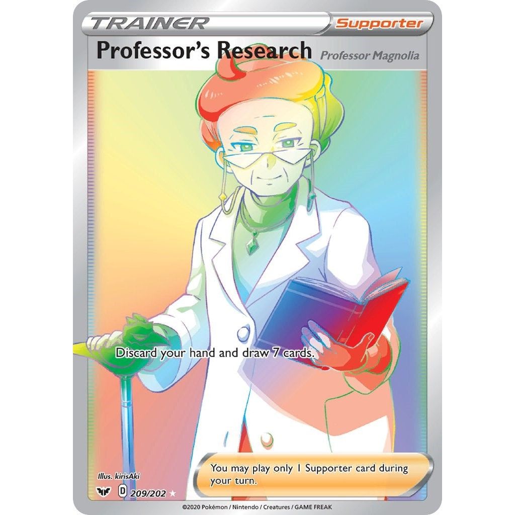 Image for Professor's Research (Secret) (209/202) (SWSH01) - Pokemon