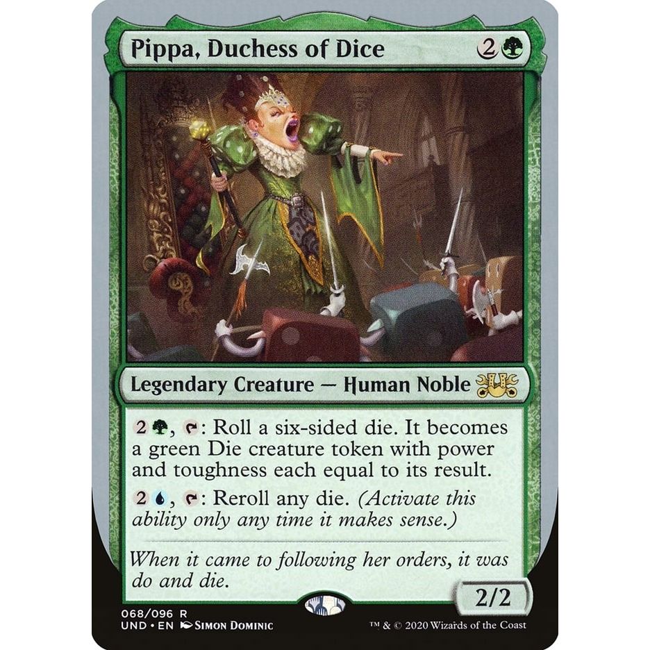 Image for Pippa, Duchess of Dice (68) (UND) - Magic: The Gathering