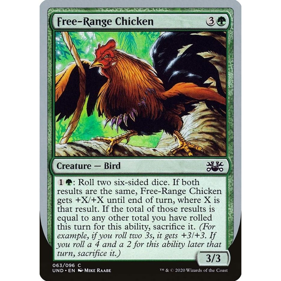 Image for Free-Range Chicken (63) (UND) - Magic: The Gathering