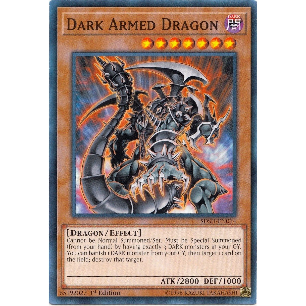 Image for Dark Armed Dragon (SDSH-EN014) (SDSH) - YuGiOh