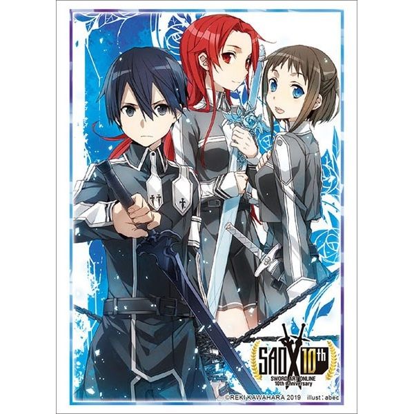 Image for Bushiroad Sleeve Collection HG Vol.2336: Sword Art Online 10th Anniversary - Kirito & Tiese & Ronye (60-Pack) - Card Sleeves