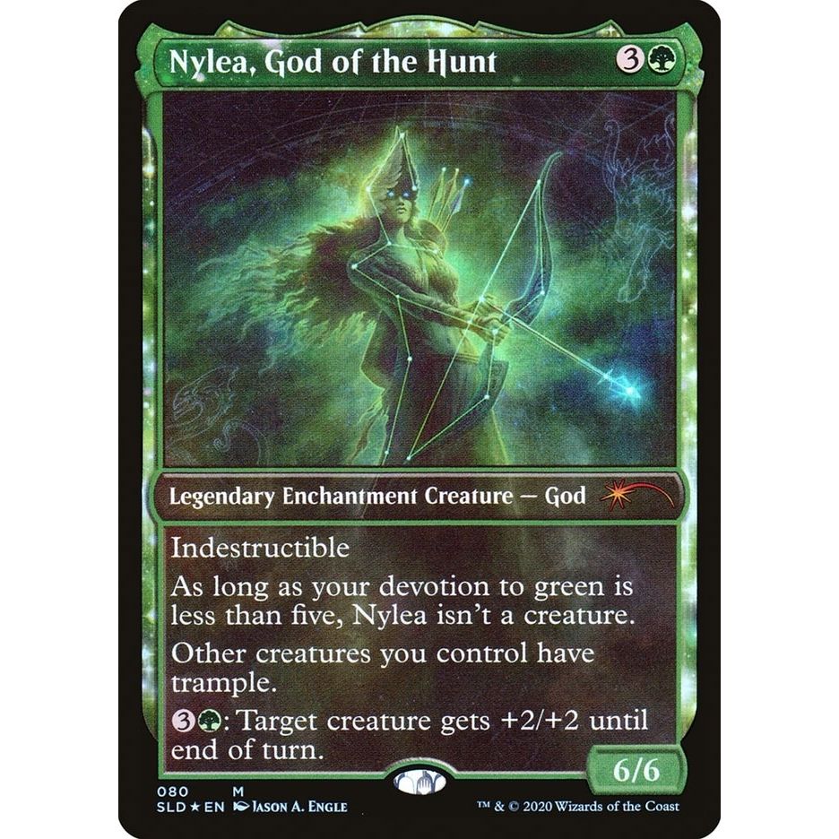 Image for Nylea, God of the Hunt (80) (SLD) - Magic: The Gathering