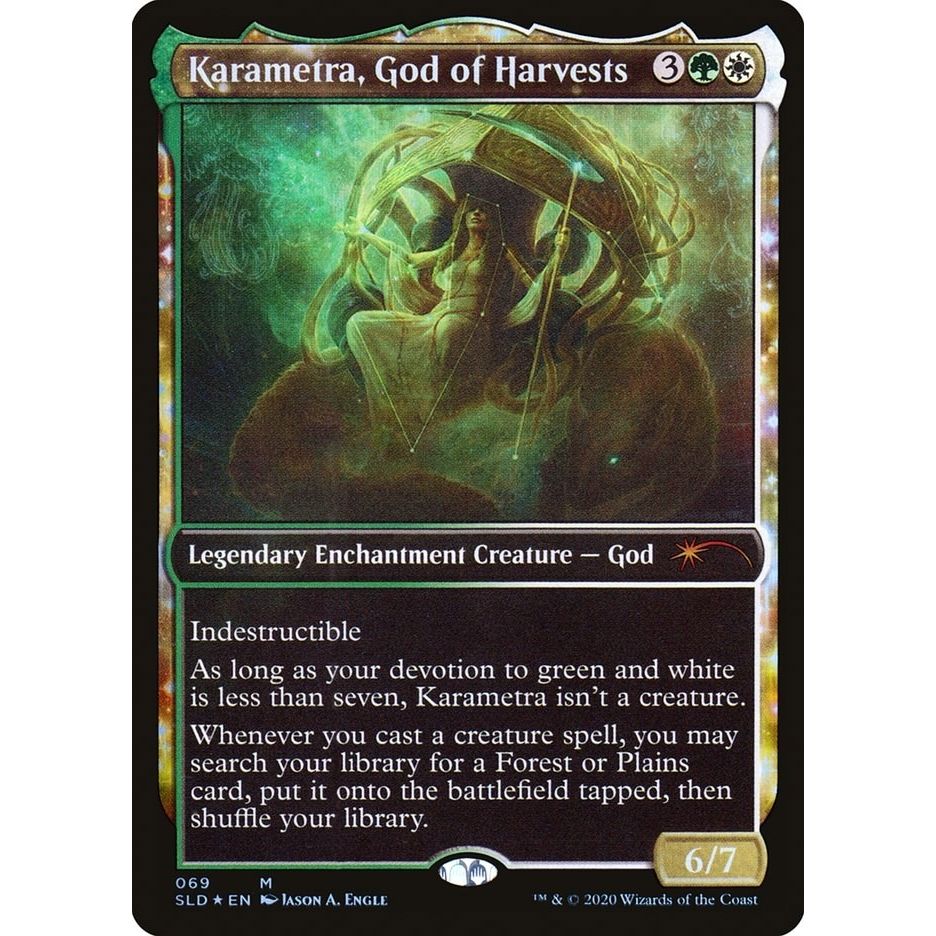 Image for Karametra, God of Harvests (69) (SLD) - Magic: The Gathering