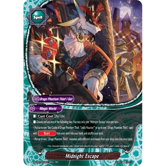 Image for Midnight Escape (S-CBT03/0013EN) (S-CBT03) - Future Card BuddyFight