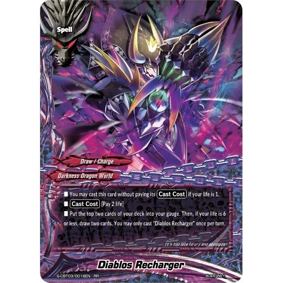 Image for Diablos Recharger (S-CBT03/0018EN) (S-CBT03) - Future Card BuddyFight