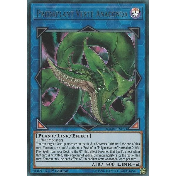Image for Predaplant Verte Anaconda (DUOV-EN021) (DUOV) - YuGiOh