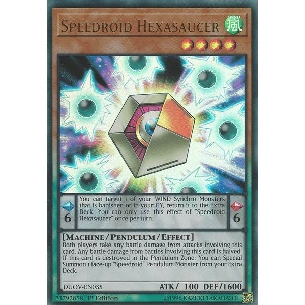 Image for Speedroid Hexasaucer (DUOV-EN035) (DUOV) - YuGiOh