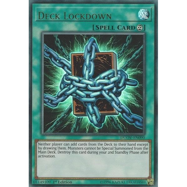 Image for Deck Lockdown (DUOV-EN090) (DUOV) - YuGiOh