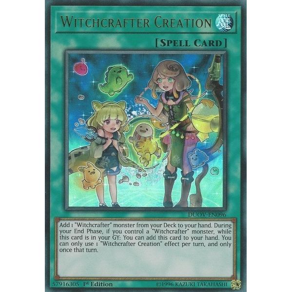 Image for Witchcrafter Creation (DUOV-EN096) (DUOV) - YuGiOh