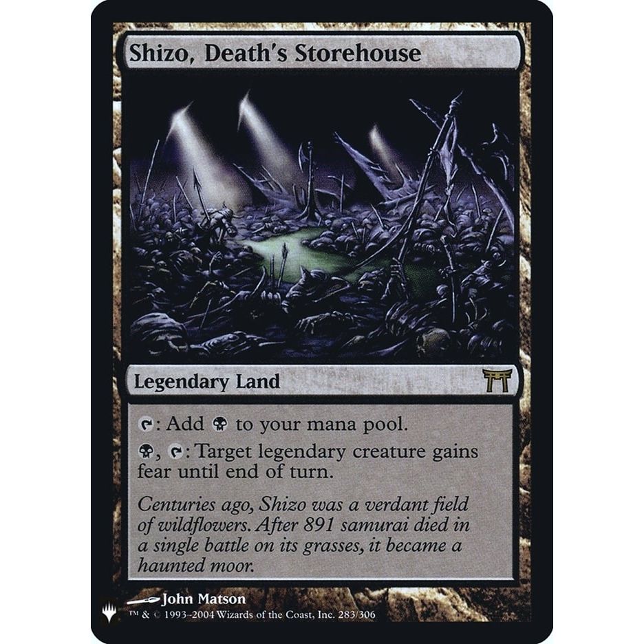 Image for Shizo, Death's Storehouse (283) (LIST) - Magic: The Gathering