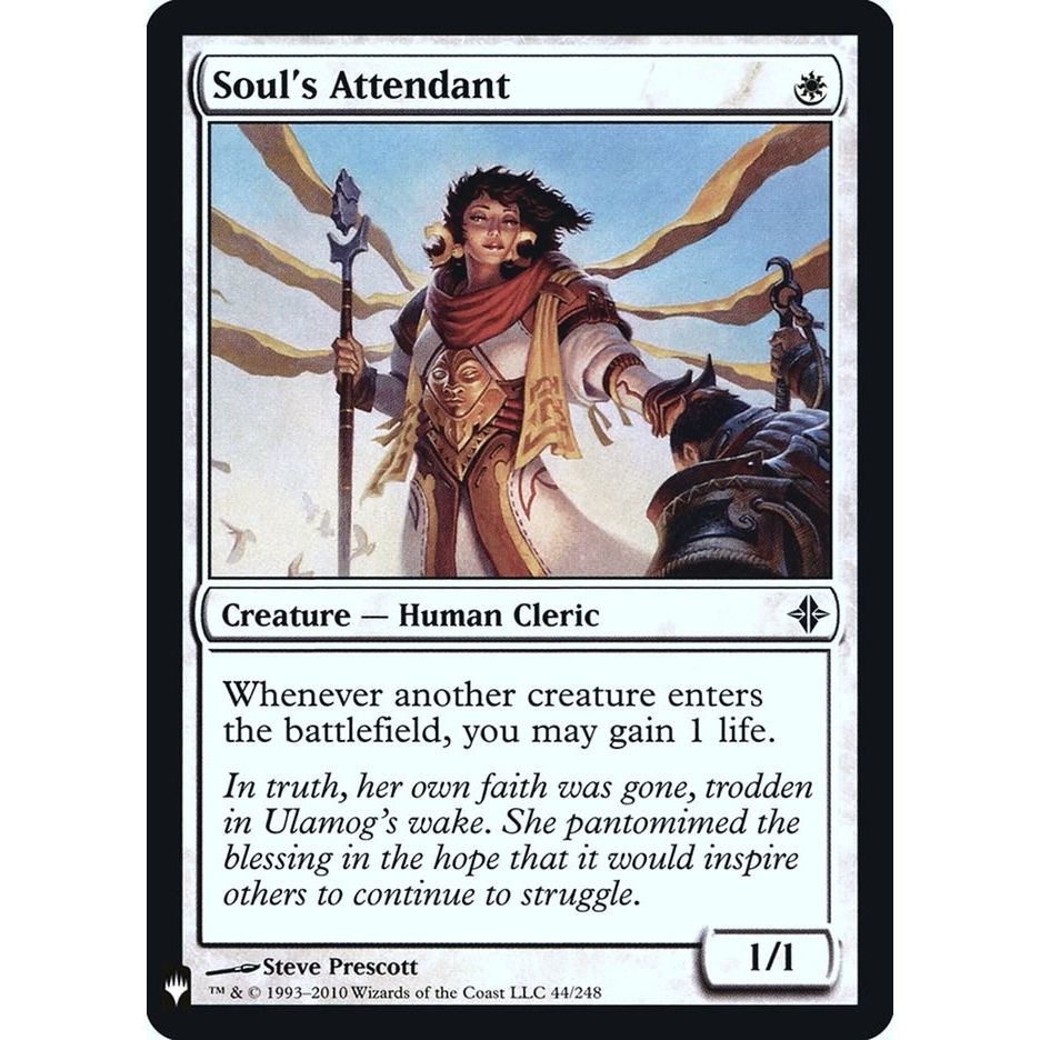 Image for Soul's Attendant (44) (LIST) - Magic: The Gathering