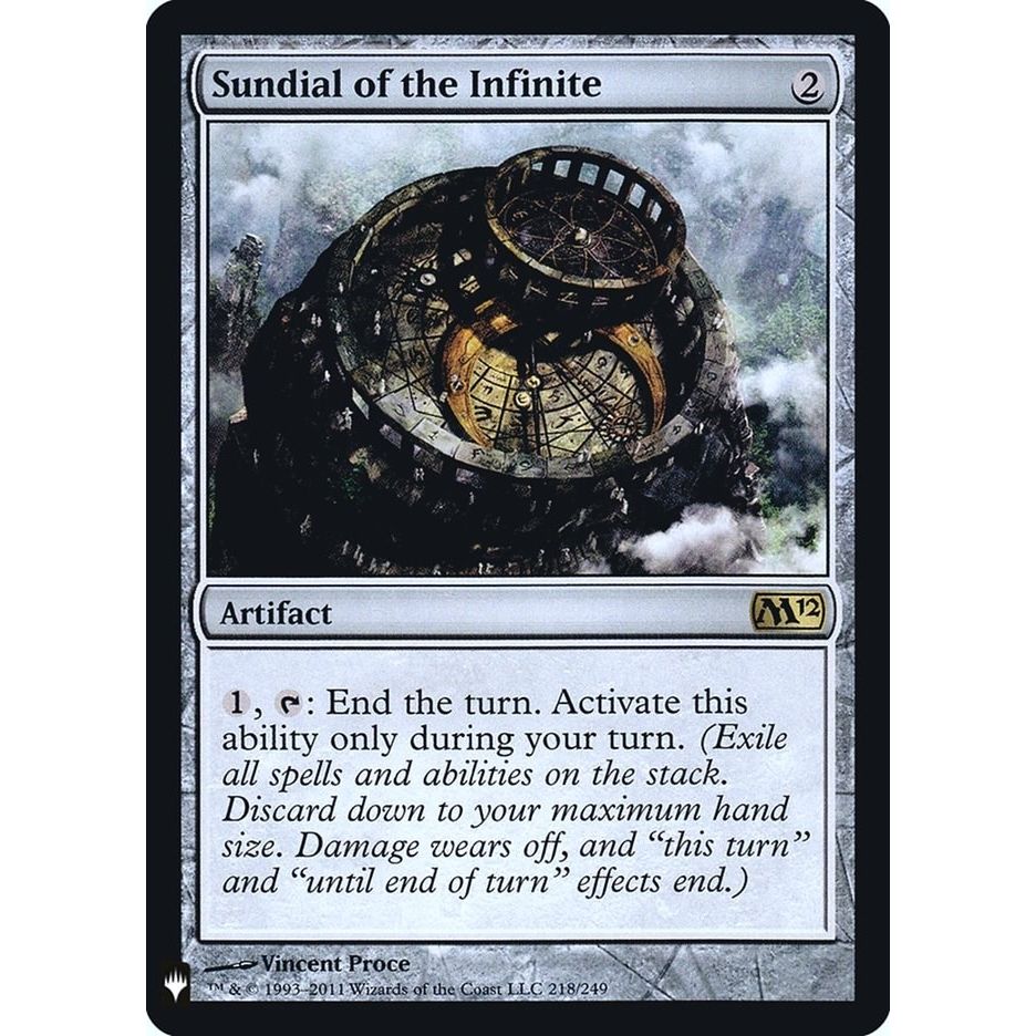 Image for Sundial of the Infinite (218) (LIST) - Magic: The Gathering