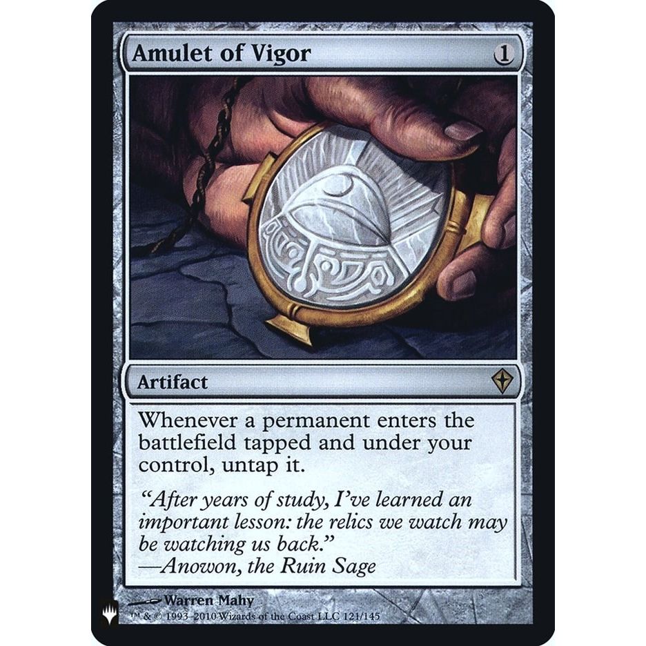 Image for Amulet of Vigor (121) (LIST) - Magic: The Gathering
