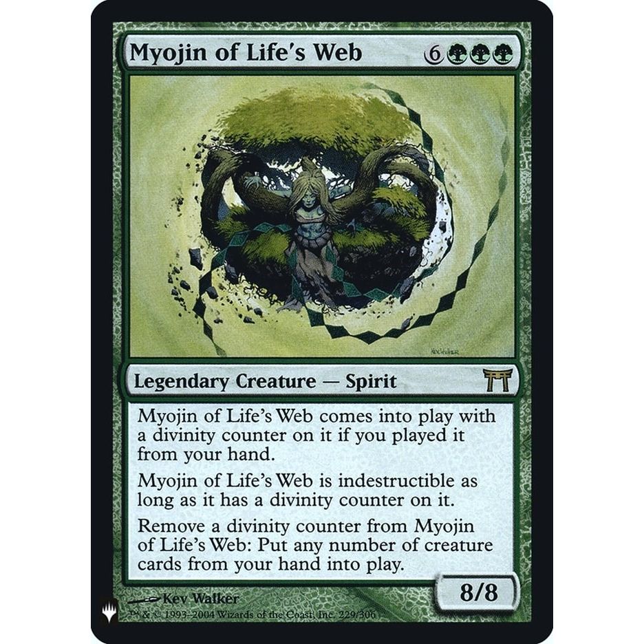 Image for Myojin of Life's Web (229) (LIST) - Magic: The Gathering