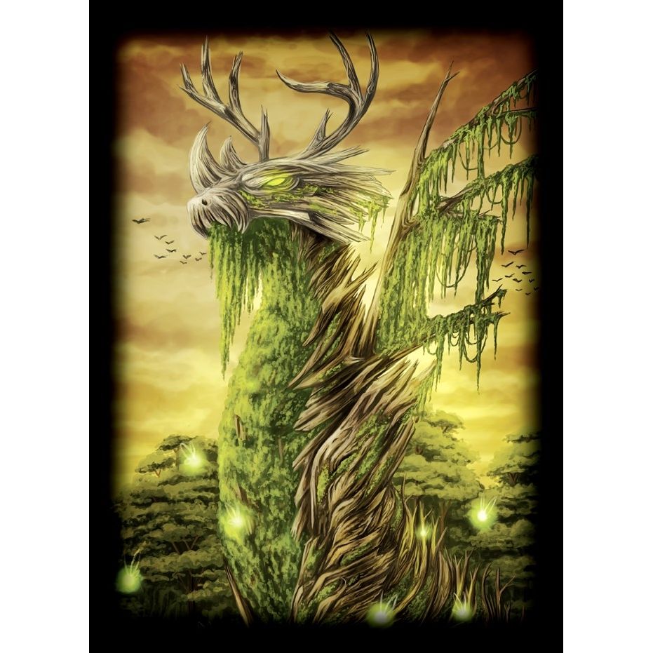 Image for Double Matte Sleeve - Dragon of the Wilds (50-Pack) - Card Sleeves