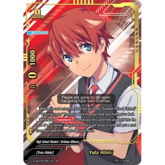 Image for Yuta Hibiki (SR) (S-UB-C05/SR01EN) (S-UB-C05) - Future Card BuddyFight