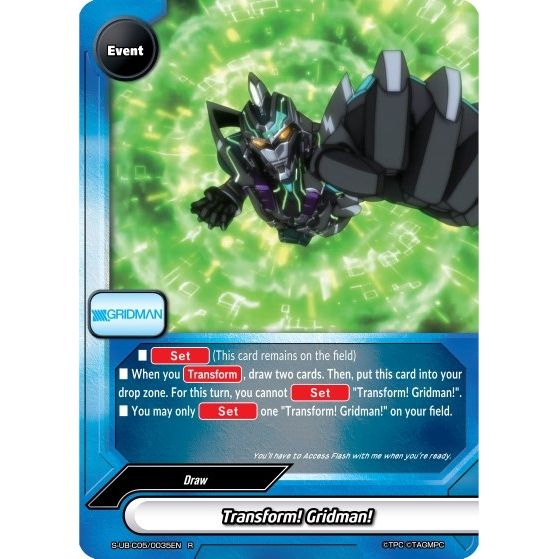 Image for Transform! Gridman! (S-UB-C05/0035EN) (S-UB-C05) - Future Card BuddyFight