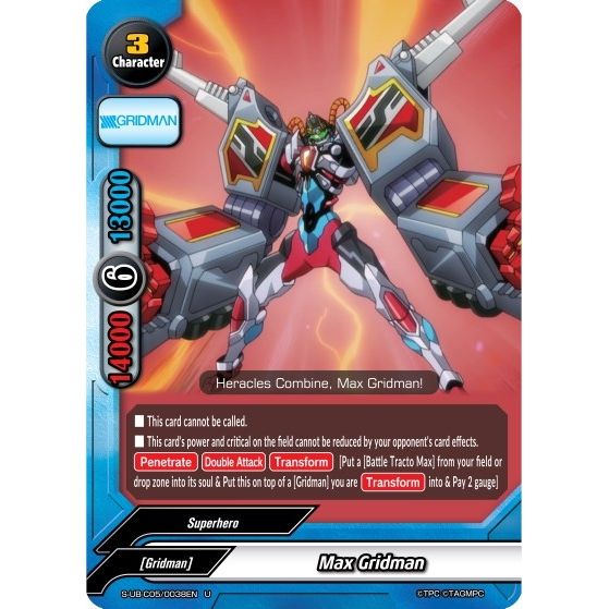 Image for Max Gridman (S-UB-C05/0038EN) (S-UB-C05) - Future Card BuddyFight