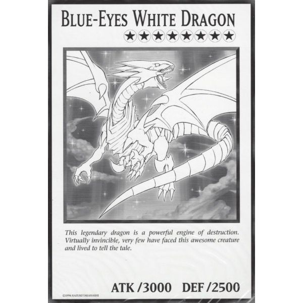 Image for Blue-Eyes White Dragon (Oversized) (DUOV) - YuGiOh