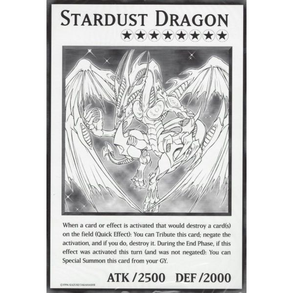Image for Stardust Dragon (Oversized) (DUOV) - YuGiOh