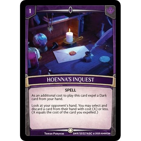 Image for Hoenna's Inquest (ASC-049) (ASC) - Argent Saga TCG