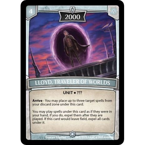 Image for Lloyd, Traveler of Worlds (ASC-063) (ASC) - Argent Saga TCG