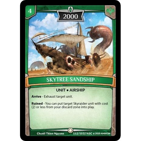 Image for Skytree Sandship (ASC-112) (ASC) - Argent Saga TCG