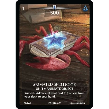 Image for Animated Spellbook (Full Art) (PR2020-076) (PR) - Argent Saga TCG