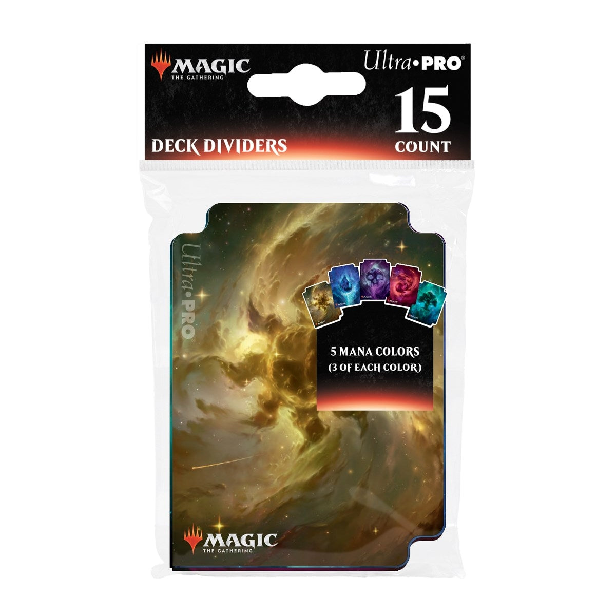 Image for Card Dividers Standard - Magic: The Gathering Celestial Lands (15 Pack) - Collectible Storage