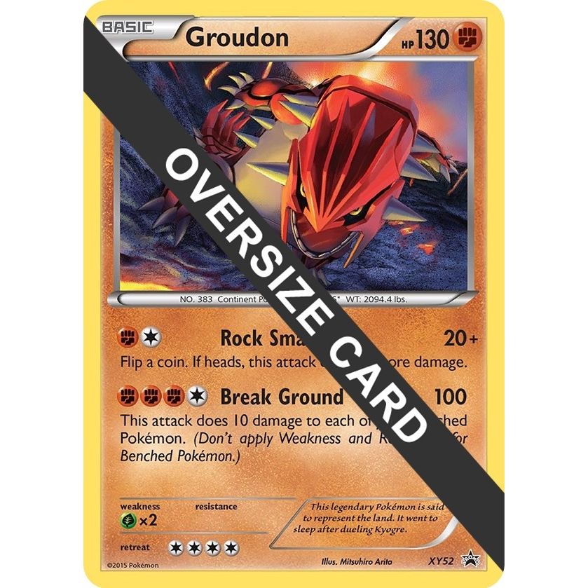 Image for Groudon - XY52 (XY Black Star Promo) (XY52) (PR) - Pokemon