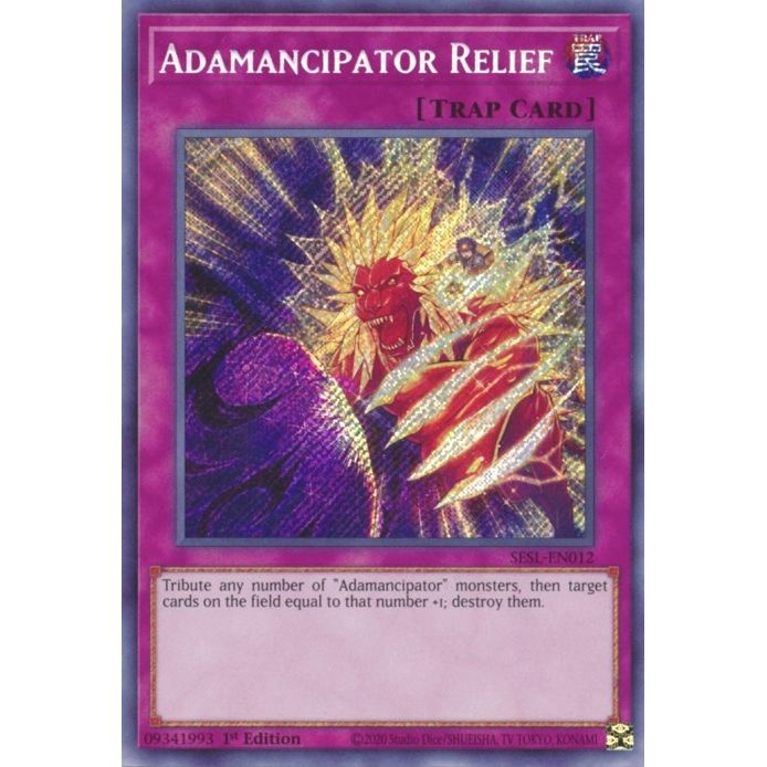 Image for Adamancipator Relief (SESL-EN012) (SESL) - YuGiOh