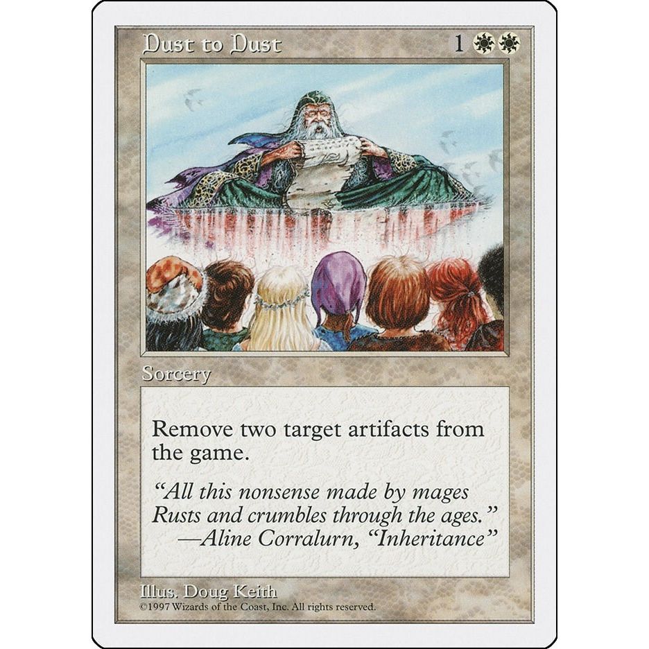 Image for Dust to Dust (5ED) - Magic: The Gathering