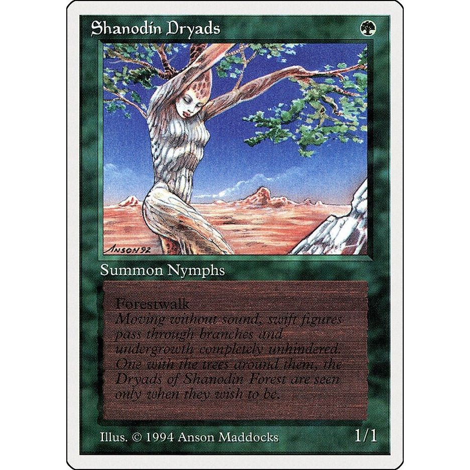 Image for Shanodin Dryads (216) (SUM) - Magic: The Gathering