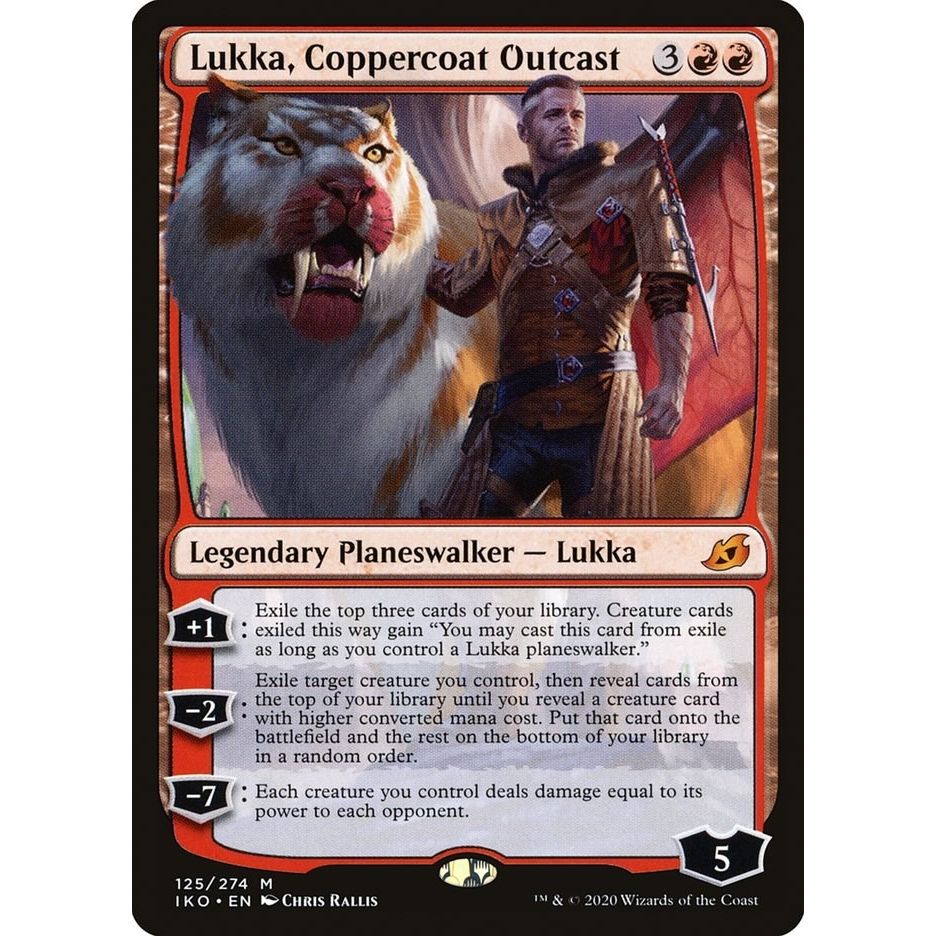 Image for Lukka, Coppercoat Outcast (125) (IKO) - Magic: The Gathering