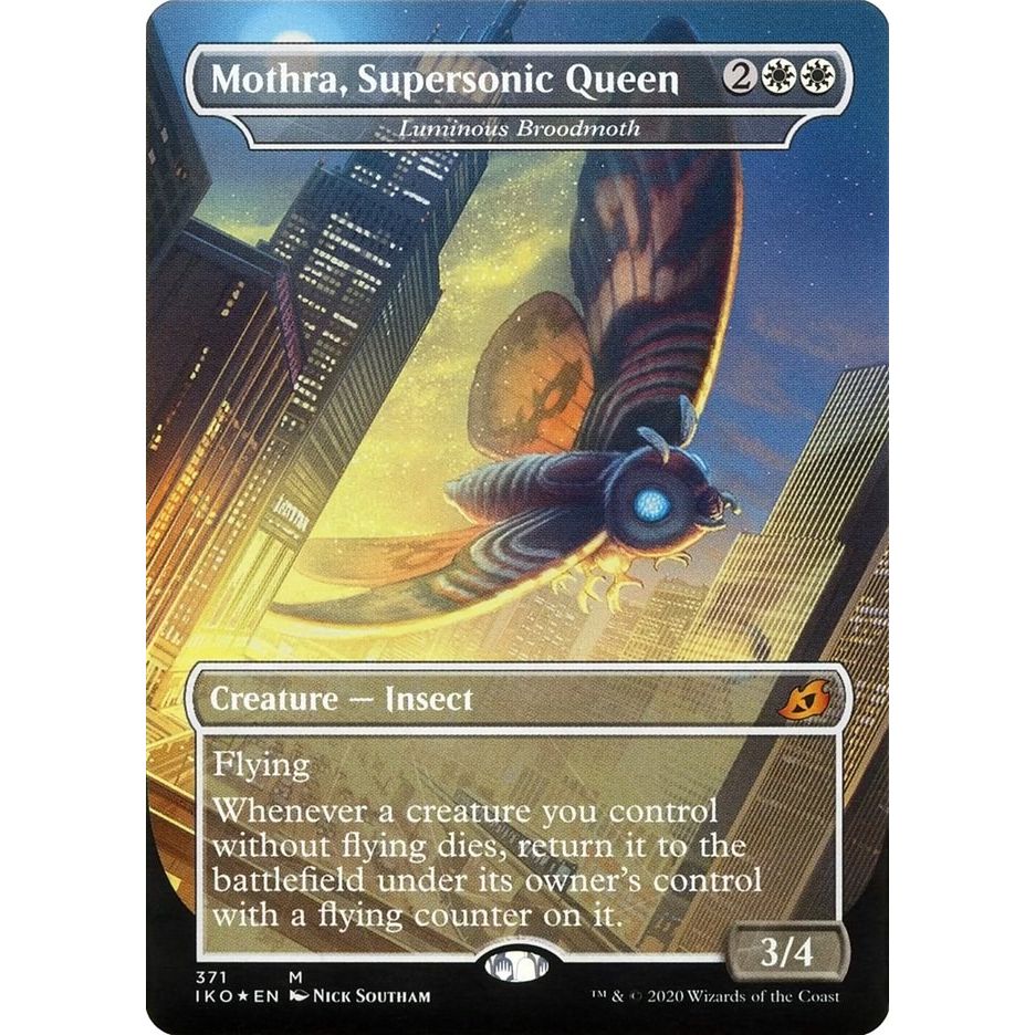 Image for Mothra, Supersonic Queen - Luminous Broodmoth (371) (IKO) - Magic: The Gathering