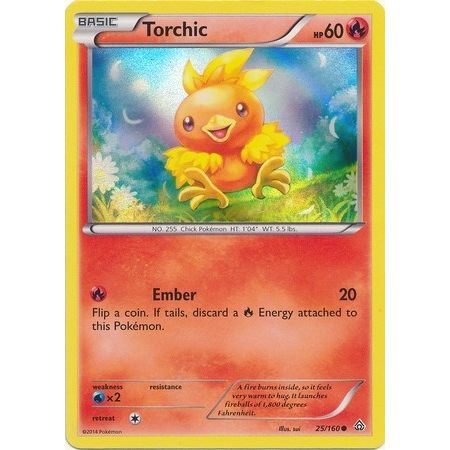Image for Torchic - 25/160 (Sheen Holo) (025/160) (MCAP) - Pokemon