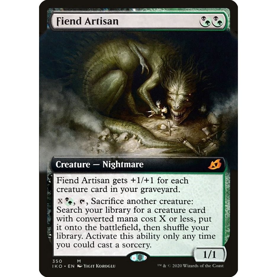 Image for Fiend Artisan (Extended Art) (350) (IKO) - Magic: The Gathering
