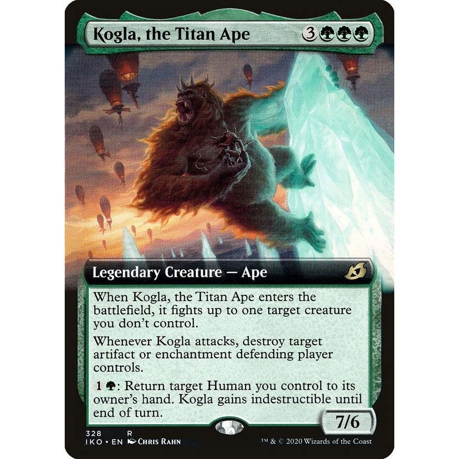 Image for Kogla, the Titan Ape (Extended Art) (328) (IKO) - Magic: The Gathering