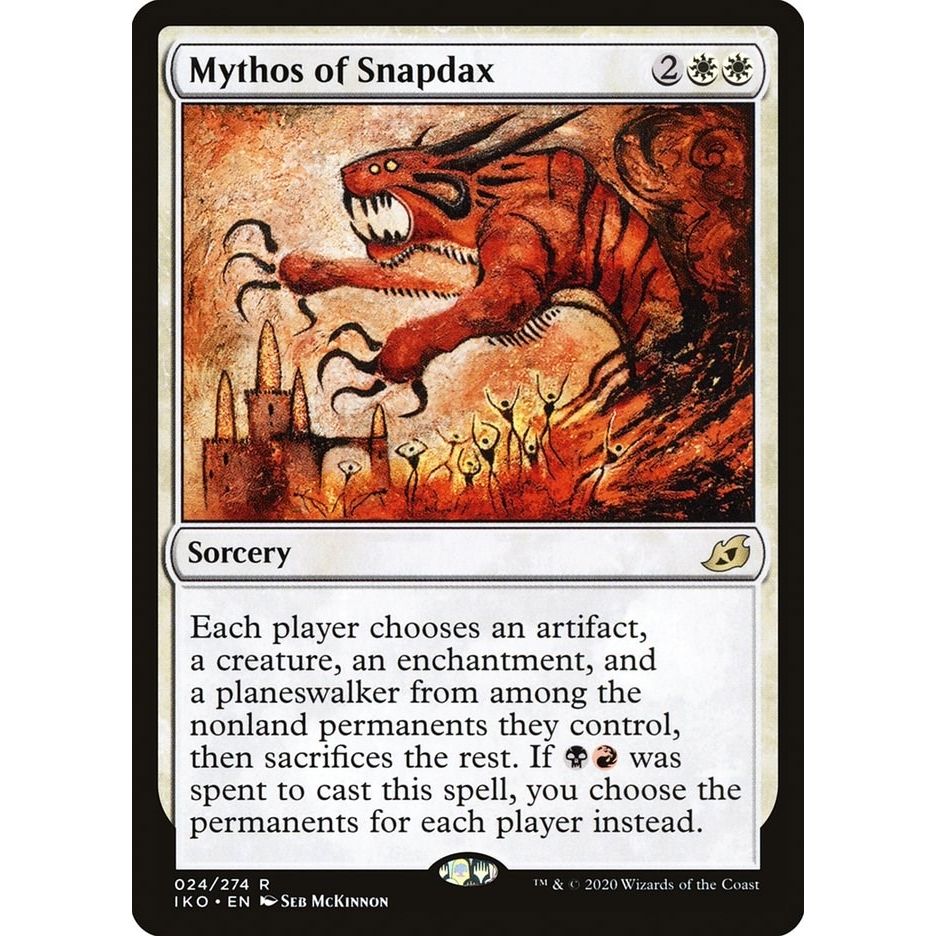Image for Mythos of Snapdax (24) (IKO) - Magic: The Gathering