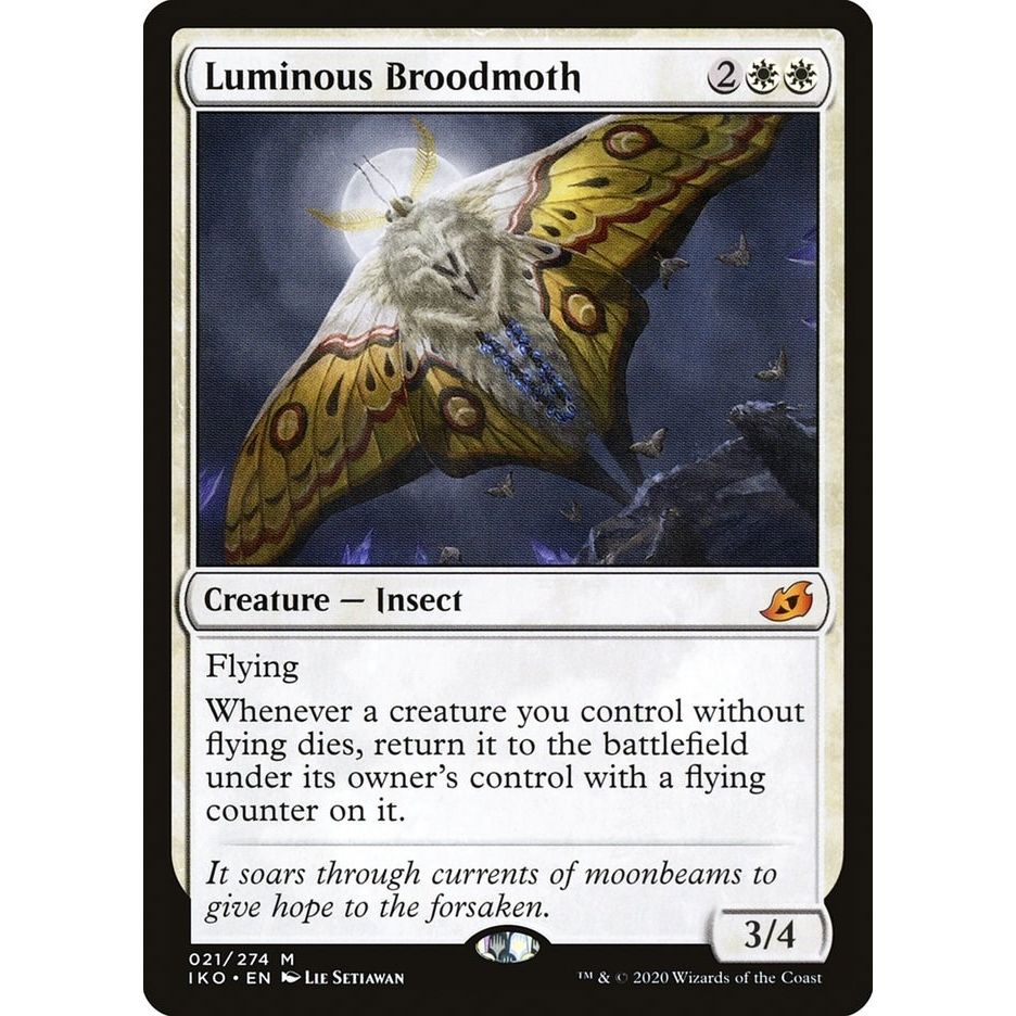Image for Luminous Broodmoth (21) (IKO) - Magic: The Gathering
