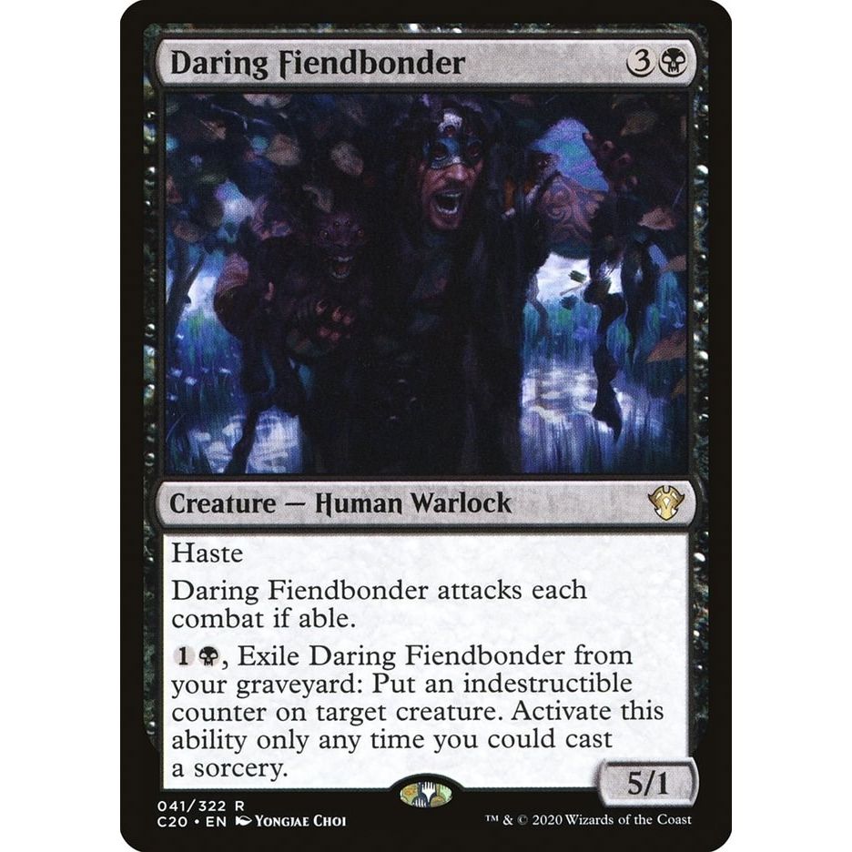 Image for Daring Fiendbonder (41) (C20) - Magic: The Gathering