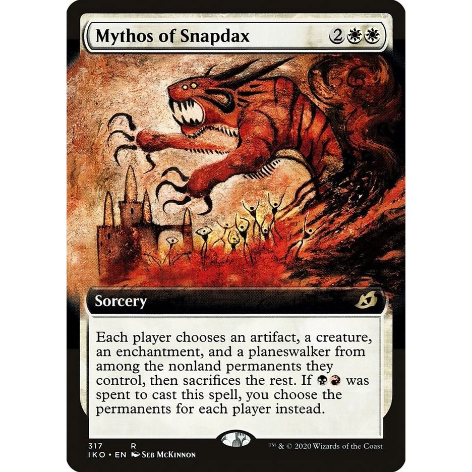 Image for Mythos of Snapdax (Extended Art) (317) (IKO) - Magic: The Gathering