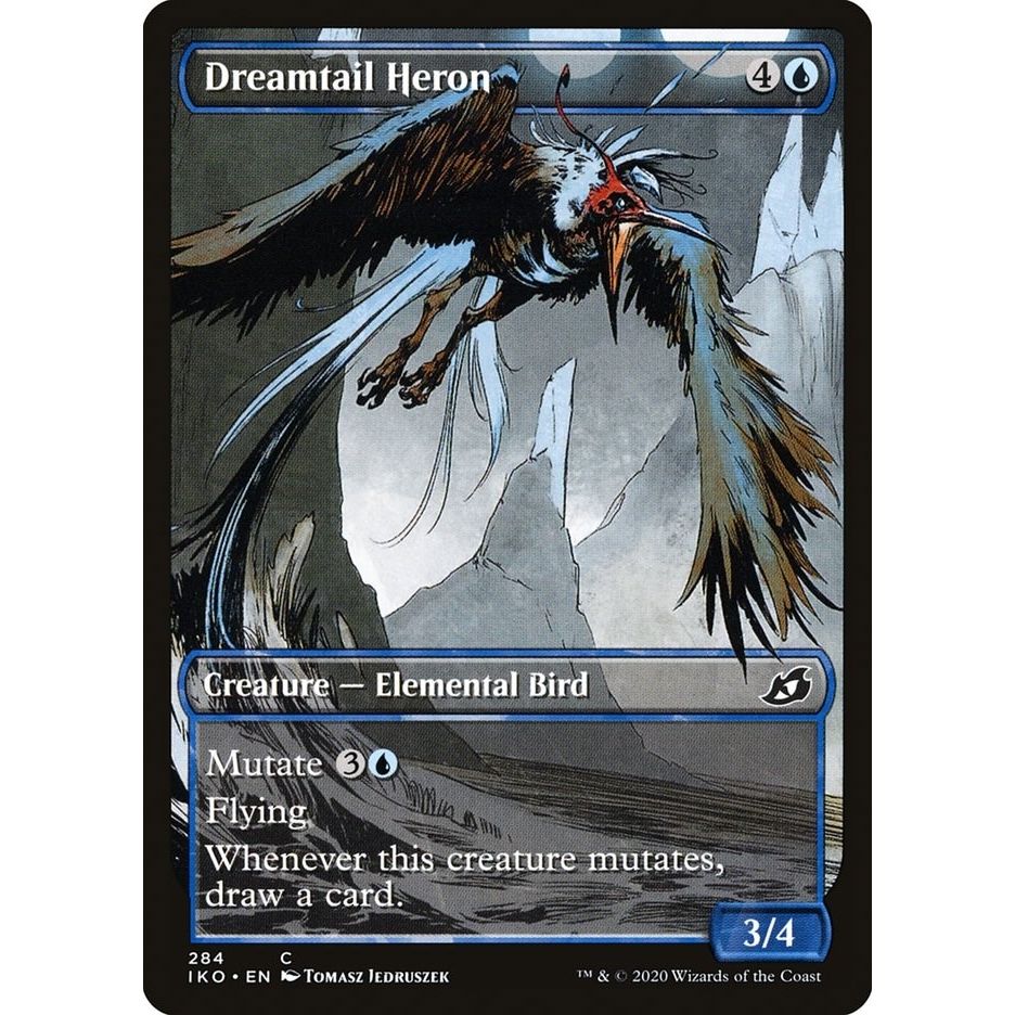 Image for Dreamtail Heron (Showcase) (284) (IKO) - Magic: The Gathering