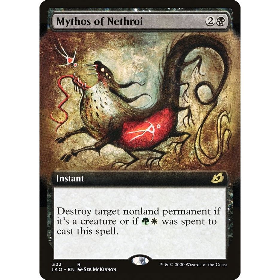 Image for Mythos of Nethroi (Extended Art) (323) (IKO) - Magic: The Gathering