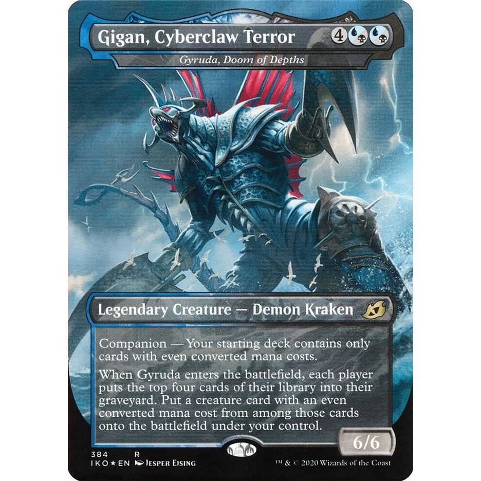 Image for Gigan, Cyberclaw Terror - Gyruda, Doom of Depths (384) (IKO) - Magic: The Gathering